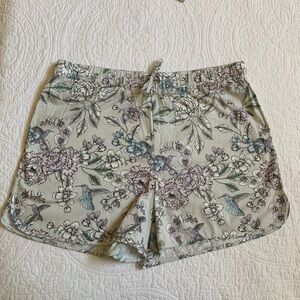 J. Jill sleep cloud shorts with tulip hem